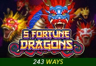 Spadegaming : 5 Fortune Dragons - TROPICANA77